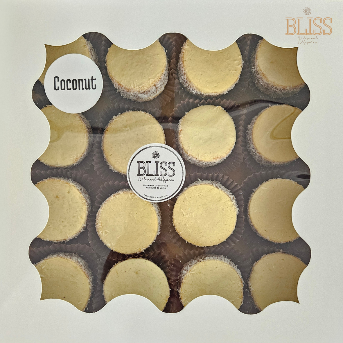 16 Pack- Classic Alfajores w/ Coconut